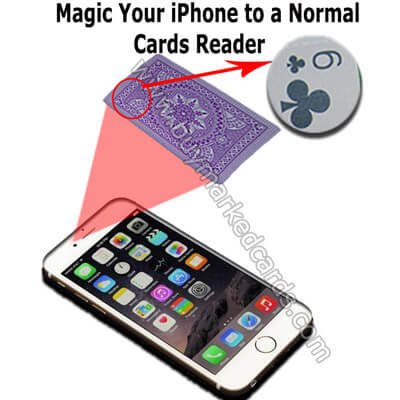 iPhone 6 normal playing cards reader